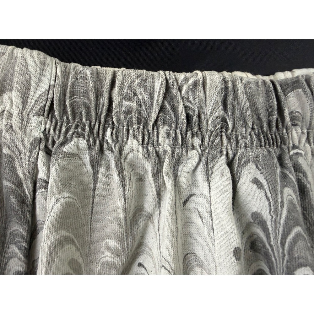 Shirleighs Marbled Art Kids Grey White Hand Marbled Cotton Skirt Size S Handmade - Picture 2 of 8